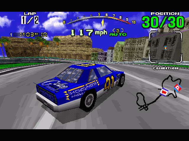 Daytona USA screenshot 4 for Sega Saturn